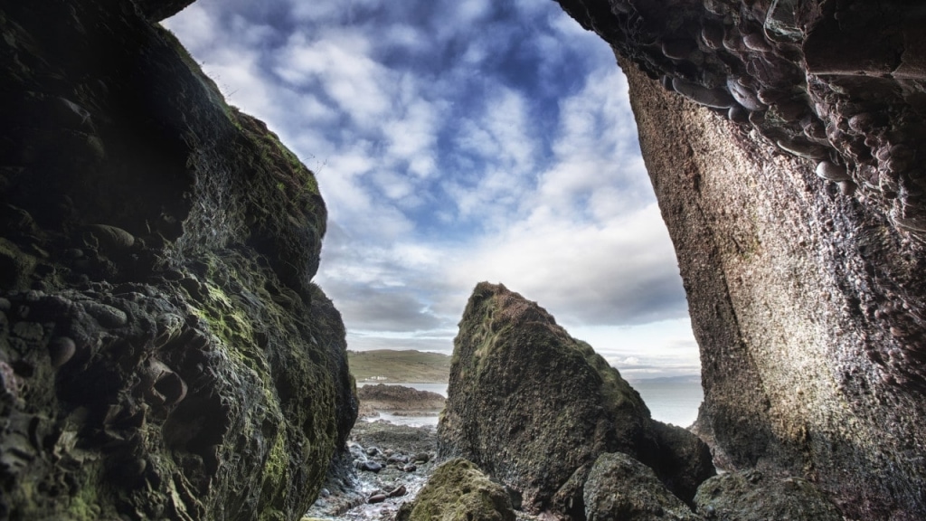 Cushendun Caves / Eine Bucht in den Sturmlanden in Game of Thrones