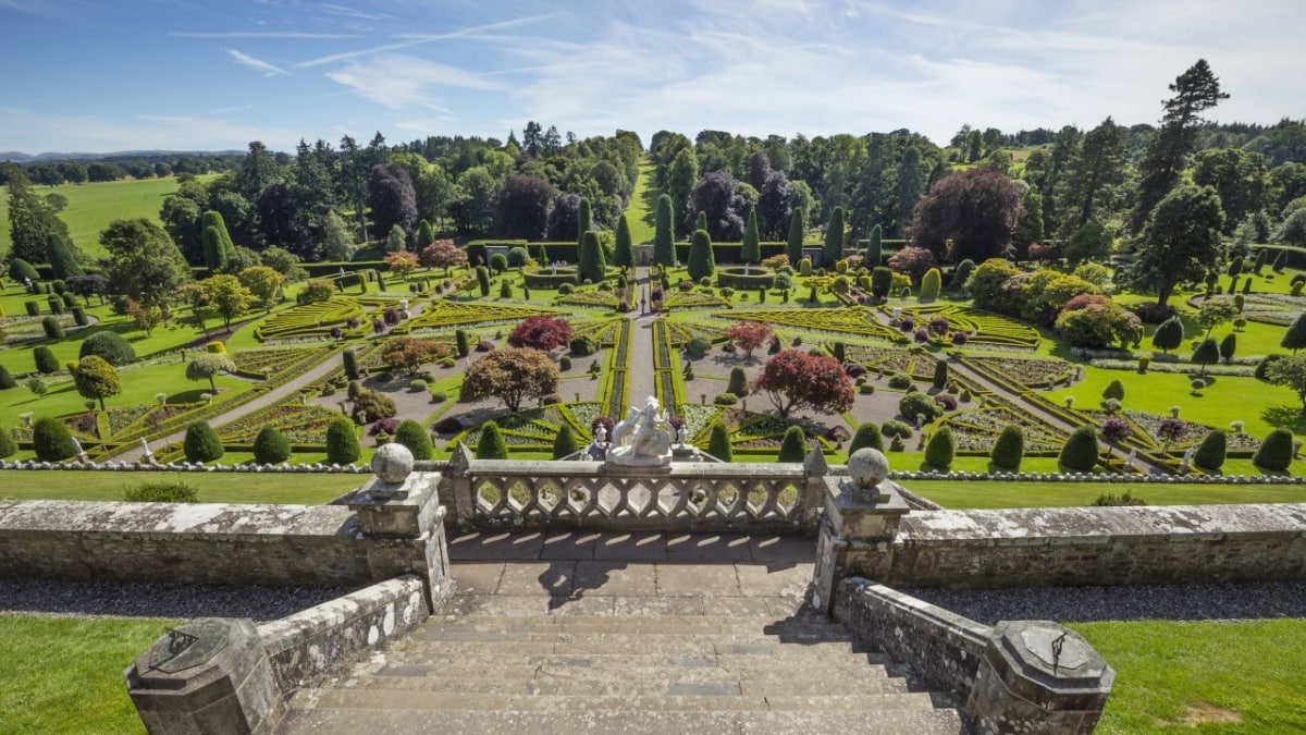 Gärten von Drummond Castle / Versailles