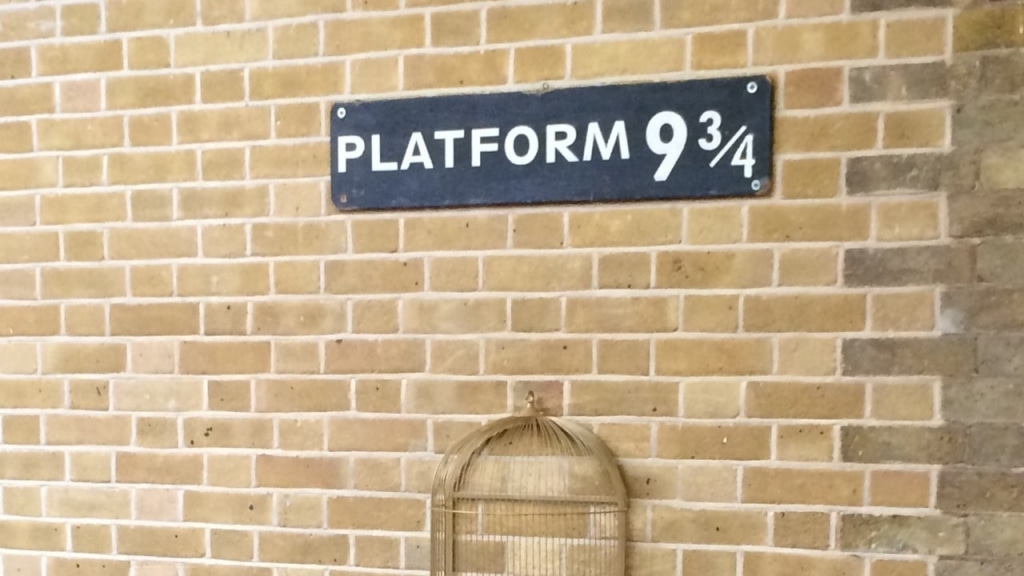 Platform 9¾, King's Cross Railway Station, London, UK