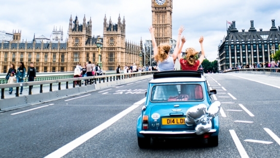 Harry Potter-Tour durch London in einem klassischen Mini Cooper