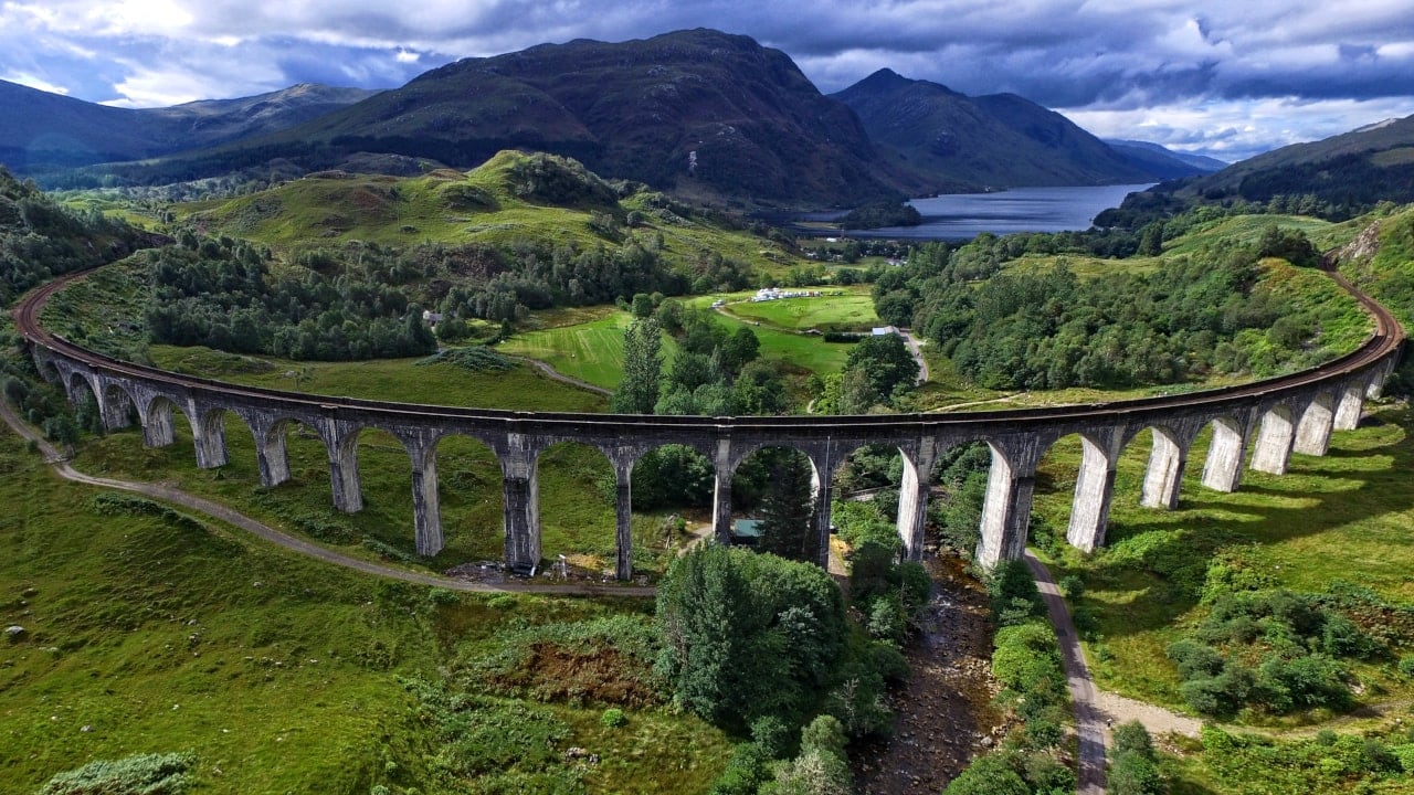 Glenfinnan Viaduct Gray Line Harry Potter Location