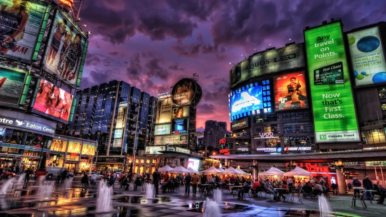 YongeDundas Square / New York's Times Square The Boys Location