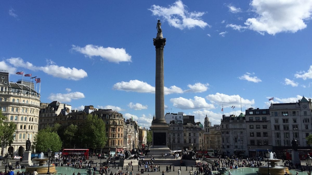 Trafalgar Square | Tours of the UK (3)
