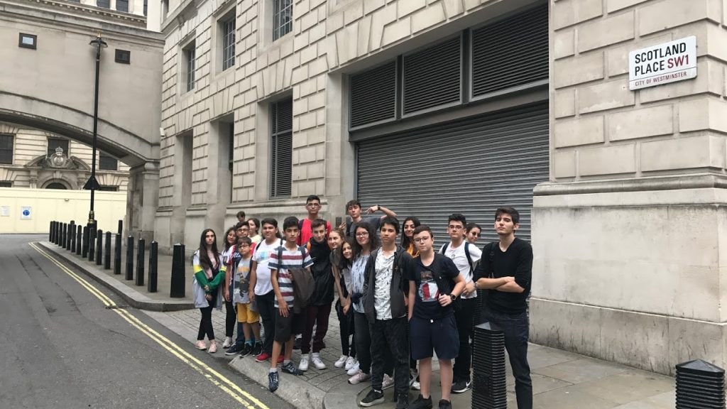 Scotland Place / Besuchereingang zum Zaubereiministerium